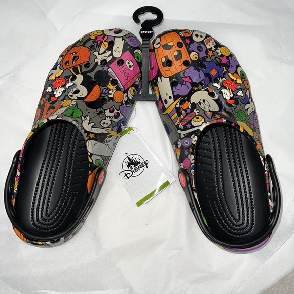 M8/W10 DISNEY CROCS Mickey and Minnie Halloween Shoes 2022 - Picture 9 of 16